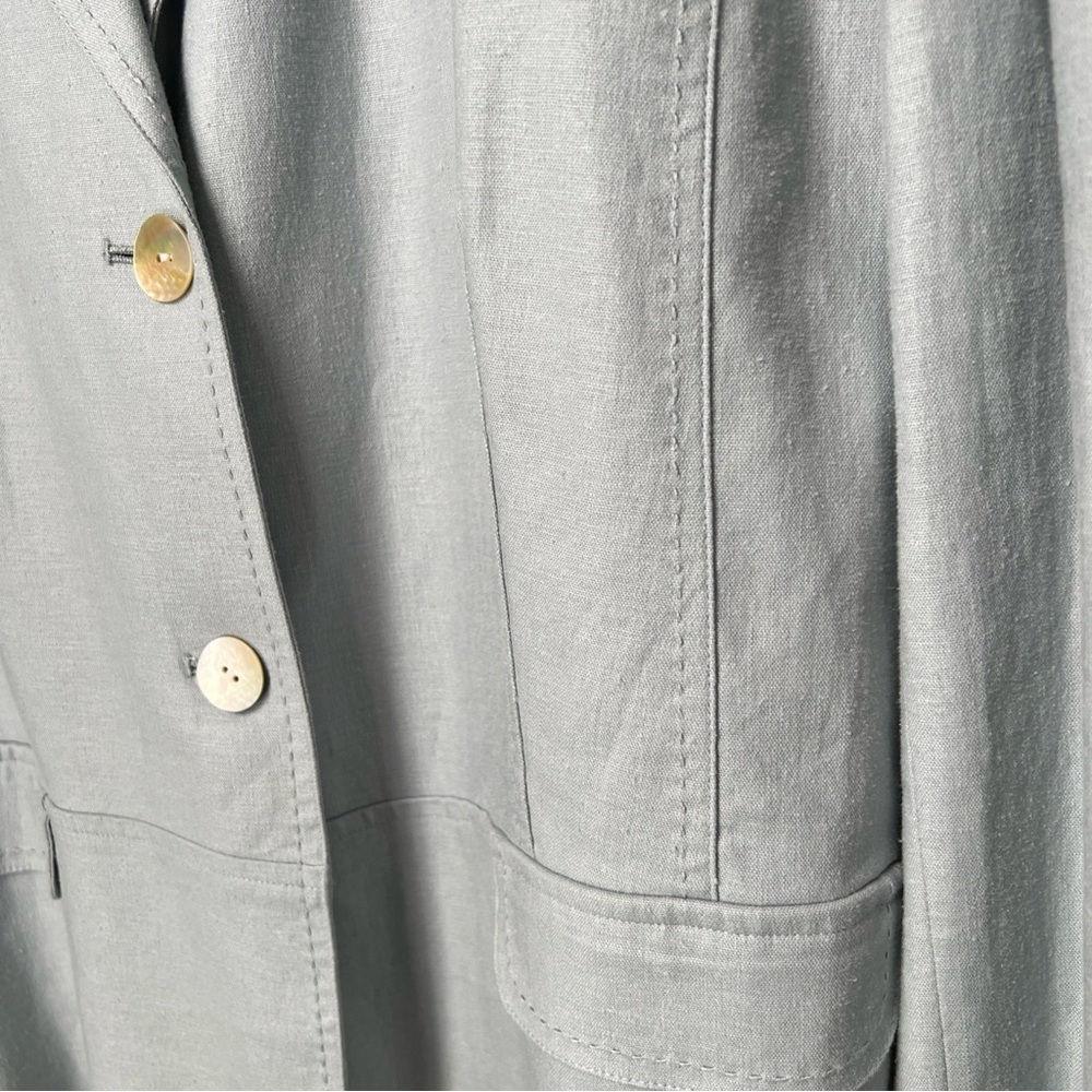 Chico’s Captiva Isle Trentino Jacket Light Blue Size 3 NWT $128 - Picture 5 of 15